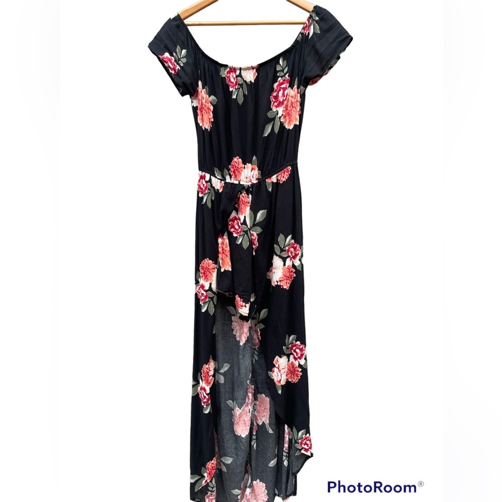 Rude 21 - High low romper maxi floral print size Medium 🌹